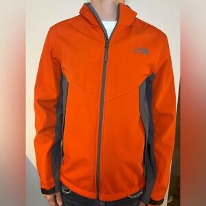 The North Face Men’s Orange and Gray Jacket